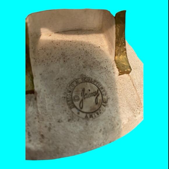 Vtg Jaimy Christmas Santa Sleigh 8 Flying Reindeer Figurine Sculpture 16” T - Picture 14 of 16